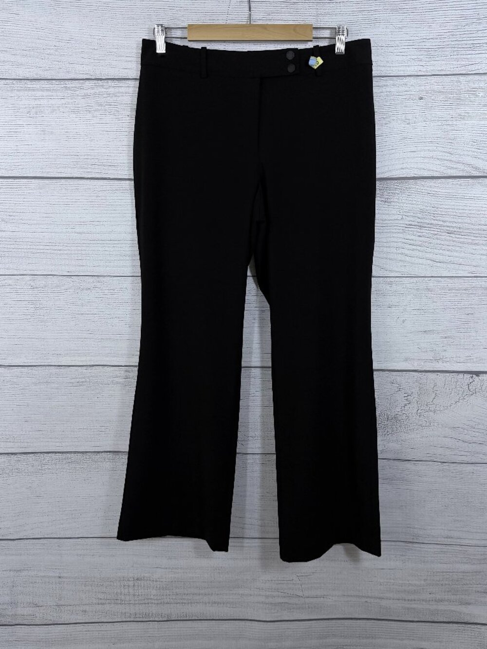 🖤 Calvin Klein Curvy Fit Straight Leg Trouser Pants Black 12P